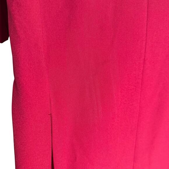 M.M. LaFleur Emily Rhubarb Red Square Neck A-Line Office Mini Dress 4 - Picture 10 of 14